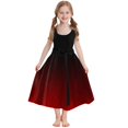 thumbnail image 2 of EnJoCho Robe Évasée Twirly d'Halloween pour Filles, Âge 5-14, Robe de Fête à Manches Courtes pour Trick Or Treat, Saison Effrayante Photo Shoot, 2 of 8