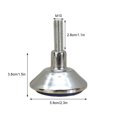 thumbnail image 2 of Pieds de Pied de Glide, Composant de Support de Modification, Glissières de Meubles, Remplacement de Base de Roulette, Fixateur de Meubles, Accessoires Modifiés M10*30*59, 2 of 7