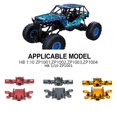 thumbnail image 3 of mmirethe Aluminum Alloy CNC Machined Front And Rear Axle Housings For 1/10 ZP1001 ZP1002 ZP1003 ZP1004 RC Car Accessories Silver, 3 of 6