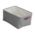 thumbnail image 2 of Fabric Foldable Storage Basket | Durable Cloth Material with Handles | Soft Sturdy Stitching | Multi-Purpose Organizer for Clothes Toys Home Decor | Easy to Clean and Carry, 2 of 6
