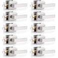 thumbnail image 1 of Matte Passage Door Levers Square Hall Closet Door Handles Heavy Duty Interior NonLocking Lever Sets Reversible for Right/Left Handed Door, 1 of 9