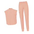 thumbnail image 2 of Women Nursing Set Tops Pants Working Clothes Workwear Workers pink S, 2 of 8
