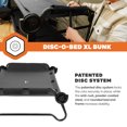 thumbnail image 4 of Disc-O-Bed Lits Superposés de Camping Portatifs pour 2 Personnes, Convertibles pour l'Extérieur, Très Grands, Noirs, 4 of 12