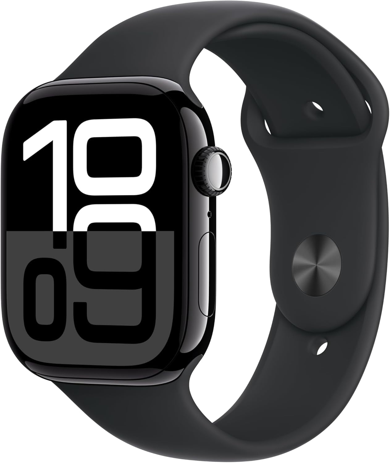 Refurbished Apple Watch Series 10 Aluminum 46mm A3003 (GPS Only, No Cellular) Jet Black (Grade A)