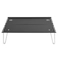 thumbnail image 2 of Folding Camping Table Outdoor Portable Aluminum Alloy Ultra Light Mini Folding Table Multifunction Camping Table Black, 2 of 14