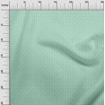 thumbnail image 3 of oneOone Polyester Spandex Light Mint Green Fabric Hearts Print Sewing Material Print Fabric By The Yard 56 Inch Wide, 3 of 4