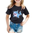 thumbnail image 1 of TZEWGL Tees For Child Cute Graphic Short Sleeve Ocean Print Clothes For Toddlers size 8-9T, 1 of 3