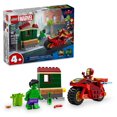 thumbnail image 1 of LEGO Super Heroes Marvel Iron Man avec une moto et Hulk 76287 Ensemble de construction (68 pièces), 1 of 7