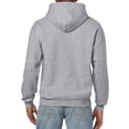 thumbnail image 2 of Gildan Mens Heavy Blend Hooded Sweatshirt, 2XL, Sport Grey, 2 of 2