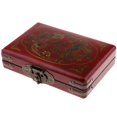 thumbnail image 1 of Collectible 2x Antique Chinese Wooden Abacus Calculator Tool 5 Digits W/ Box, 1 of 1