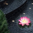 thumbnail image 4 of Wzzjkit Water Sensing Lotuse Pool Lamp Floating Lotuse Pool Lamp Water Sensing Floating Pool Lamp LED Floating Solar Pool Lamp Diwali Festival Blessing River Lantern, 4 of 6