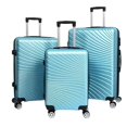 thumbnail image 1 of 3-Piece ABS Hard Shell Luggage Set - 20″/24″/28″ Ice Blue Suitcases with Spinner Wheels, Scratch-Resistant, TSA Lock, Nesting Design, 1 of 4