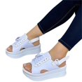 thumbnail image 4 of Women Chunky Platform Sandals Excellent Durability For Women  37 Black, 4 of 5