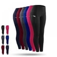 thumbnail image 5 of Pantalon Legging Haute Élasticité Femme Uni Extensible Compression Tenue de Sport Décontractée Yoga Jogging Leggings Pantalons avec Poche, 5 of 5
