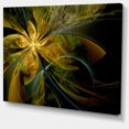 thumbnail image 2 of Fleur Fractale Symétrique en Or - Impression d'Art Floral sur Toile, 2 of 3