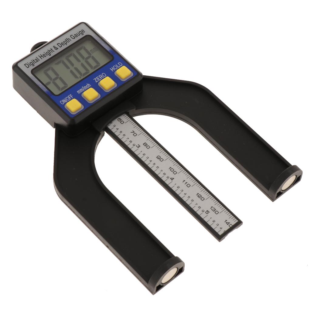 Tachiuwa Jauge de Profondeur Numérique Indicateur Horizontal Vertical Autoportant