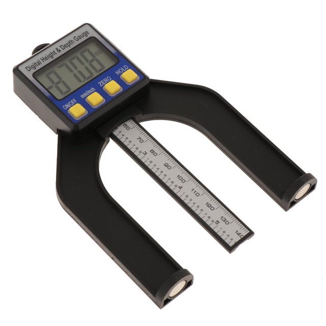 Tachiuwa Jauge de Profondeur Numérique Indicateur Horizontal Vertical Autoportant