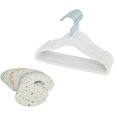 thumbnail image 1 of 3 Sprouts Velvet Hangers Cream (15 pack) & Terrazzo Closet Dividers Set, 1 of 4