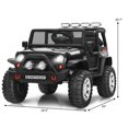 thumbnail image 2 of Gymax 12V Electric Kids Ride On Car Truck w/ MP3 Horn 2.4G Remote Control Black, 2 of 10