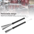 thumbnail image 4 of Brosse à Tambour, Forte Compatibilité Brosse à Tambour Rétractable 2Pcs pour le Jazz pour les Batteurs, 4 of 8
