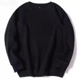 thumbnail image 1 of RXIRUCGD Chandail à Capuche pour Hommes, Col Rond, Manches Longues, Noir, Taille : m, 1 of 3