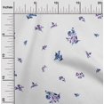 thumbnail image 1 of oneOone Cotton Poplin Fabric Leaves & Flower Floral Print Fabric BTY 42 Inch Wide, 1 of 4