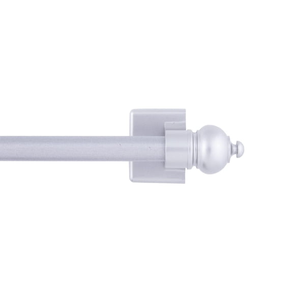 Mainstays Magnetic Window Curtain Rod 16-28" Satin Nickel Finish
