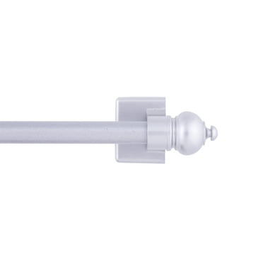 Mainstays Magnetic Window Curtain Rod 16-28" Satin Nickel Finish