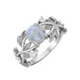 thumbnail image 2 of 6MM Rond Arc-en-Ciel 925 Argent Sterling Solitaire Femmes Mariage Classique Bague de Créateur, 2 of 4