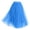 Blue, variant on Fgnfyis Women's Tulle Skirt Mid Length Elastic High Waist Pleated A Line Pommel Skirt Women's Skirts Black S