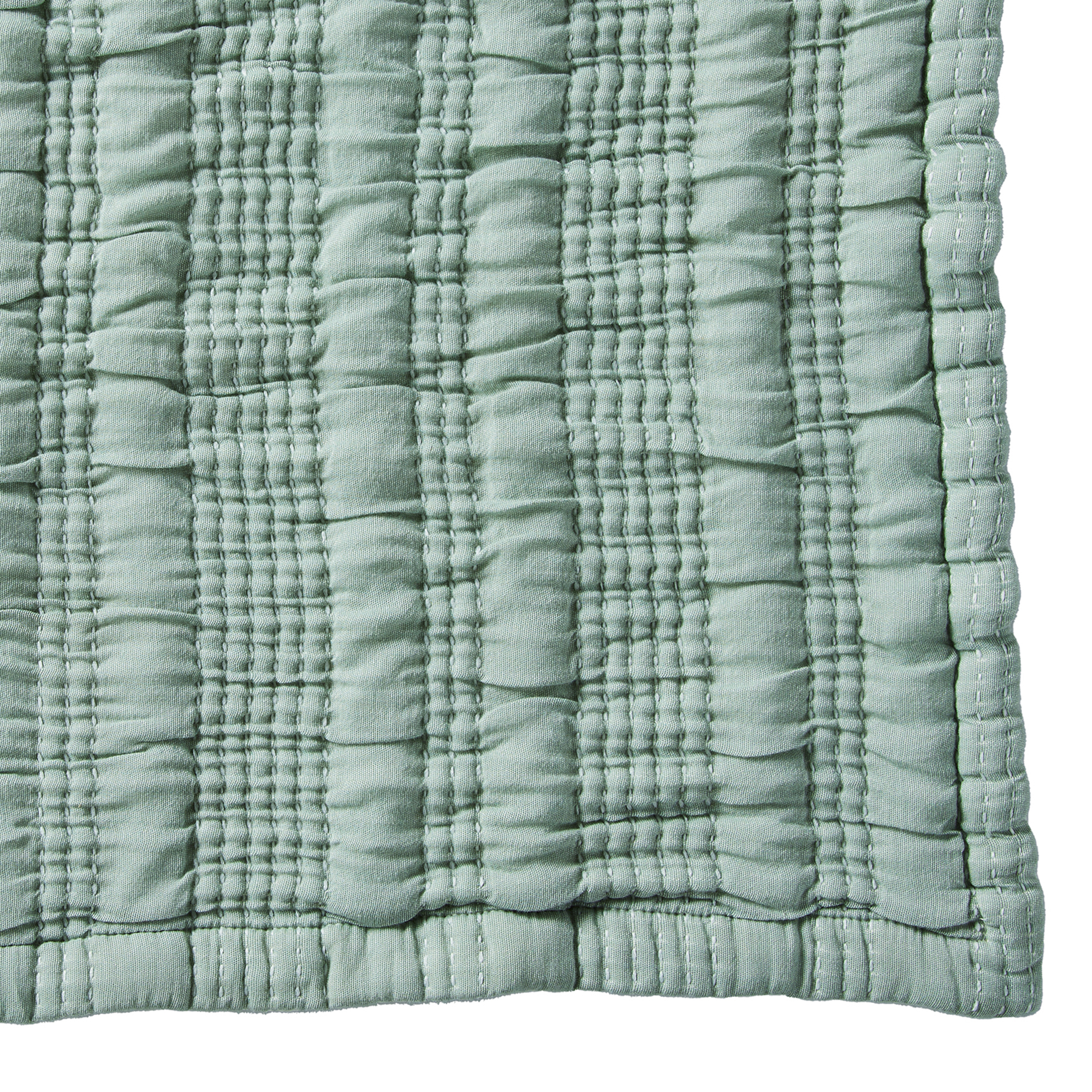Better Homes & Gardens Cotton Blend Matelassé Green Double/Queen couverture, 1 Piece