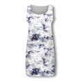 thumbnail image 3 of Fridja Womens Casual Summer Loose Printed Round Neck Sleeveless Dress, 3 of 5