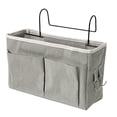 thumbnail image 2 of Birdeem Bedside Storage Organizer,Hanging Basket Shelf with Canvas Fabric and Metal Frame,for Bunk Beds and Home Use,Multiple Pockets Easy Installation Space Saver, 2 of 9