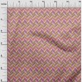 thumbnail image 2 of oneOone Cotton Poplin Fabric Herringbone Geometric Decor Fabric Printed BTY 56 Inch Wide, 2 of 4