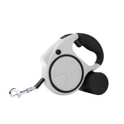 Hearth & Gear 16ft Retractable Dog Leash With Light And Dog Poop Bag Dispenser Retractable Dog Leash Training Walking Leash Upgraded Locking System Non Handle Dog Leash Rope Rope Leash Two Dog