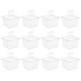 thumbnail image 1 of Boîte pour Reptiles 12 Pcs, Contenant d'Alimentation pour Animal Grimpant, Boîte d'Élevage Transparente, 1 of 7