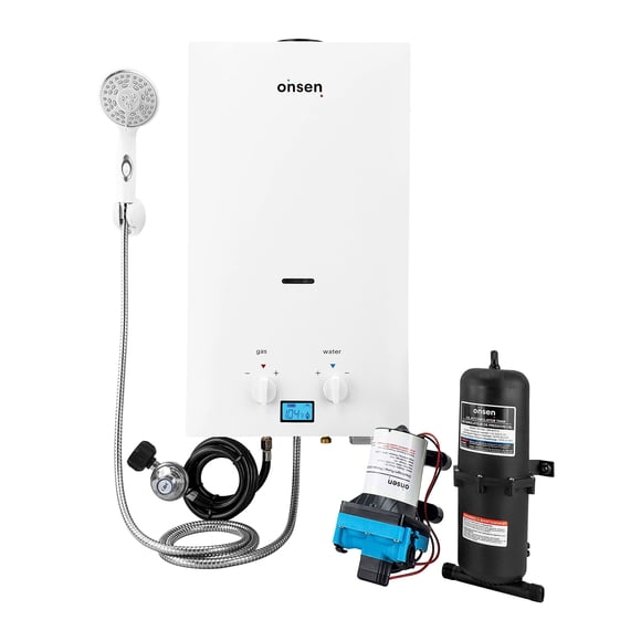 Onsen 10L Outdoor Portable Tankless Water Heater w/Onsen 3.0 Pump & Accumulator