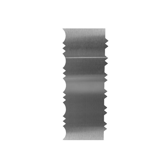 Cream Scraper Stainless Props Accessories Fondant Spatula Multi-duty Cream Scrapers Convenient Serrated Plastering Tool Kitchen Dessert Shop Using Type20