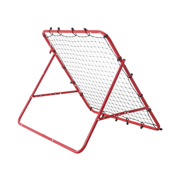 KFFKFF Soccer Rebounder Net, 39"x39", Angle Non-Adjustable for Training, Perfect for Young Players & All Ages, Easy to Assemble & Store