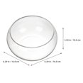 thumbnail image 2 of Miangastore Bol à Poisson en Verre Bol Rond en Verre Plante Terrarium de Bureau Bol à Poisson Transparent pour la Maison, 2 of 8