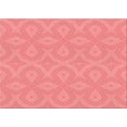 thumbnail image 1 of Ahgly Company Machine Washable Indoor Rectangle Transitional Light Coral Pink Area Rugs, 2' x 5', 1 of 7