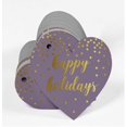 thumbnail image 3 of Inkdotpot 100 Pack Real Gold Foil Paper Tag Happy Holiday Favor Hang Tag, 3 of 6