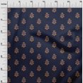 thumbnail image 2 of oneOone Coton Bio Voile Feuilles & Imprimé Floral BTY 42 Pouces de Large, 2 of 5