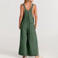 thumbnail image 4 of zanvin Pantalons pour Femmes, Liquidation Combinaison Sans Manches à Bretelles Décontractée Mode Été Unie, 4 of 5