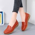 thumbnail image 4 of LSLJS Chaussures Décontractées Confortables Ajourées pour Femmes en Cuir avec Semelles Souples Talons Inclinés, Chaussures Compensées pour Femmes, 4 of 7