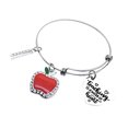 thumbnail image 1 of Stainless Steel Telescopic Adjustable Bracelet Jewelry Love Teacher Send Teacher Gift, 1 of 4