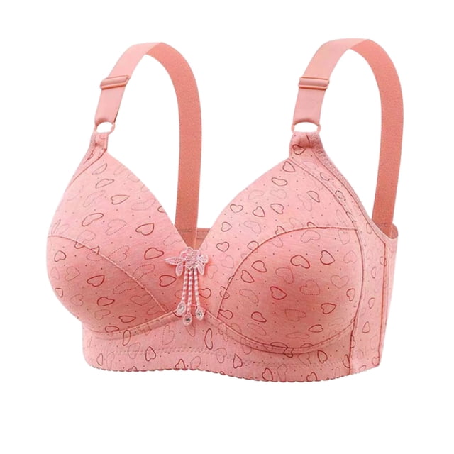 Yuyuzo WirelessBras for Women V Neck Full Coverage Bralettes Seamless Adjustable Strap Push up Bra