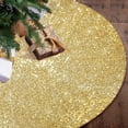 thumbnail image 1 of Sequined Christmas Tree Skirt  24-Inch Sequined Double-Layer Tree Cushion Christmas Tree Decoration  Double-Layer  Easy-To-Wear Christmas Tree Skirt, 1 of 6