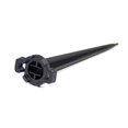 thumbnail image 2 of Holiday Lighting Outlet Christmas Light Stakes | Universal 5-Inch Outdoor Light Stakes For C9 or C7 Light Sockets | Improved Break-Resistant Design | For Use On Lawn or Pathway | Pack of 100, 2 of 5