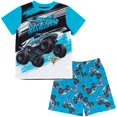 thumbnail image 1 of Grave Digger El Toro Loco Megalodon Chandail de Pyjama à Enfiler et Short Ensemble de Sommeil Tout-Petit à Petit Enfant, 1 of 5